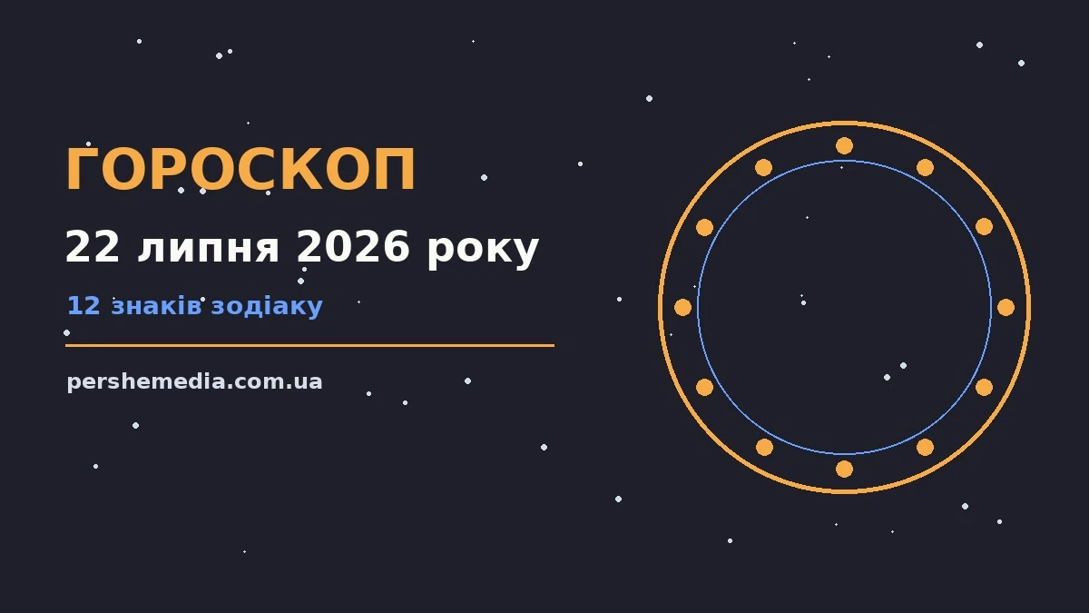Щоденний гороскоп на 22 липня 2026 року на тлі ранкового неба