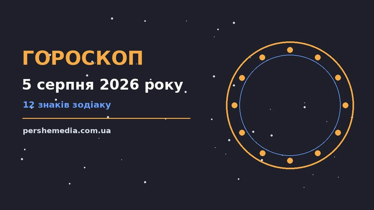 Чашка ранкової кави поряд із записником із гороскопом на 5 серпня 2026 року